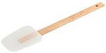 Fackelmann Spatel 32cm Beuken/Silicone, Beige/Transparant