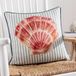 Evans Lichfield Salcombe Sint-jakobsschelp Piped Feather Rich gevuld kussen