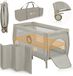 Lionelo Stefi Plus - Campingbedje 2in1 - Beige