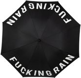 Fissure Fisura Paraplu Fucking Rain - Regenscherm - Zwart - Polyester - Aluminium - 106 cm diameter