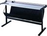Olympia TR 1307 Rolsnijder, DIN A0, papiersnijmachine met 1300 mm werkbreedte, tot 7 vellen, met opvangbak en onderstel, zilver