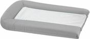 DOMIVA Aankleedkussen PVC parelgrijs + 2 sponzen