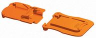 Petzl Irvis Snowboard antiballing Antistollplatten, Oranje, One Size