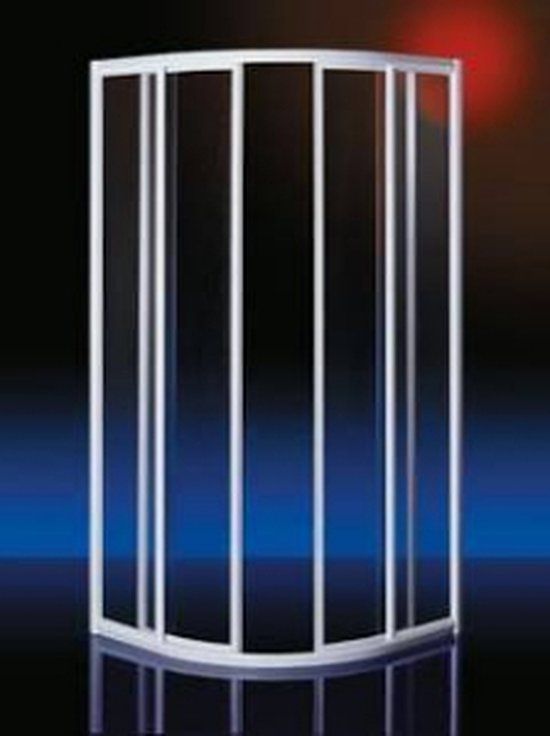 Plieger Class Douchecabine - 90x90x185cm - Kwartrond - Wit