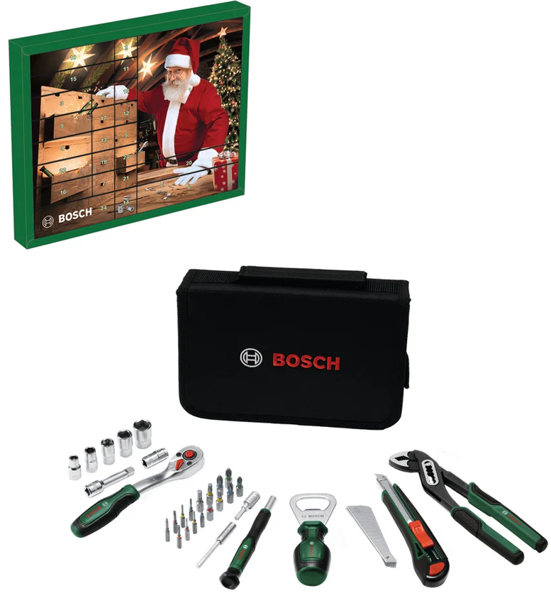 Bosch Accessoires Bosch Groen Handgereedschap Adventkalender 2026 | 44-delig in opbergtas - 6035952399