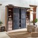 Loberon Kast Vulmont bruin/zwart