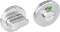 INTERSTEEL WC-sluiting met stift 8mm metalen onderrozet RVS
