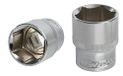 KS Tools 922.1210-1/2 inch zeskantige dopsleutel, 10 mm - ULTIMATE serie - Superlock-profiel - chroom vanadium - gesatineerde chromen afwerking