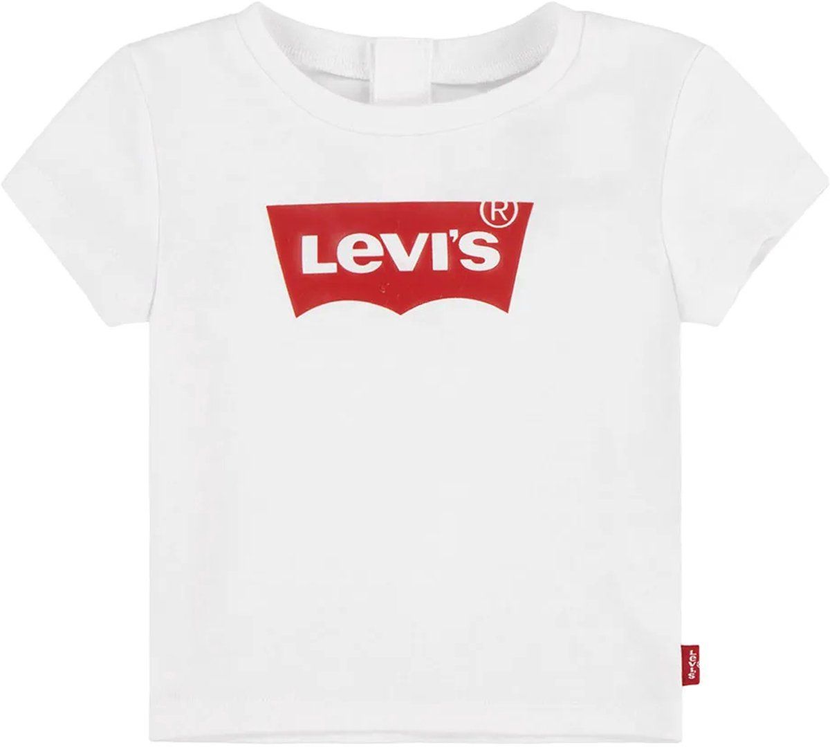 Levi's Kids Batwing T-shirt Met Korte Mouwen Wit 3 Months Jongens,Meisjes