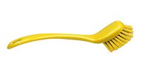 Maya Professional Tools 10466-4 afwasborstel middelharde borstelharen, FBK/levensmiddelhygiëne, 255 mm x 35 mm, geel
