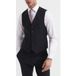 Reiss Gilet en sergé uni moderne Noir Taille : 36
