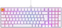 GLORIOUS GMMK 2 Toetsenbord 96% UK QWERTY Wit Formaat | Custom Mechanisch Hotswap Ontwerp, Doubleshot Keycaps, Per-Toets RGB LED Verlichting, Aluminium Behuizing, Fox Switches