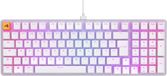 GLORIOUS GMMK 2 Toetsenbord 96% UK QWERTY Wit Formaat | Custom Mechanisch Hotswap Ontwerp, Doubleshot Keycaps, Per-Toets RGB LED Verlichting, Aluminium Behuizing, Fox Switches