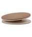 Dehner Loopplaat Korky, Ø 25 cm, hout, naturel