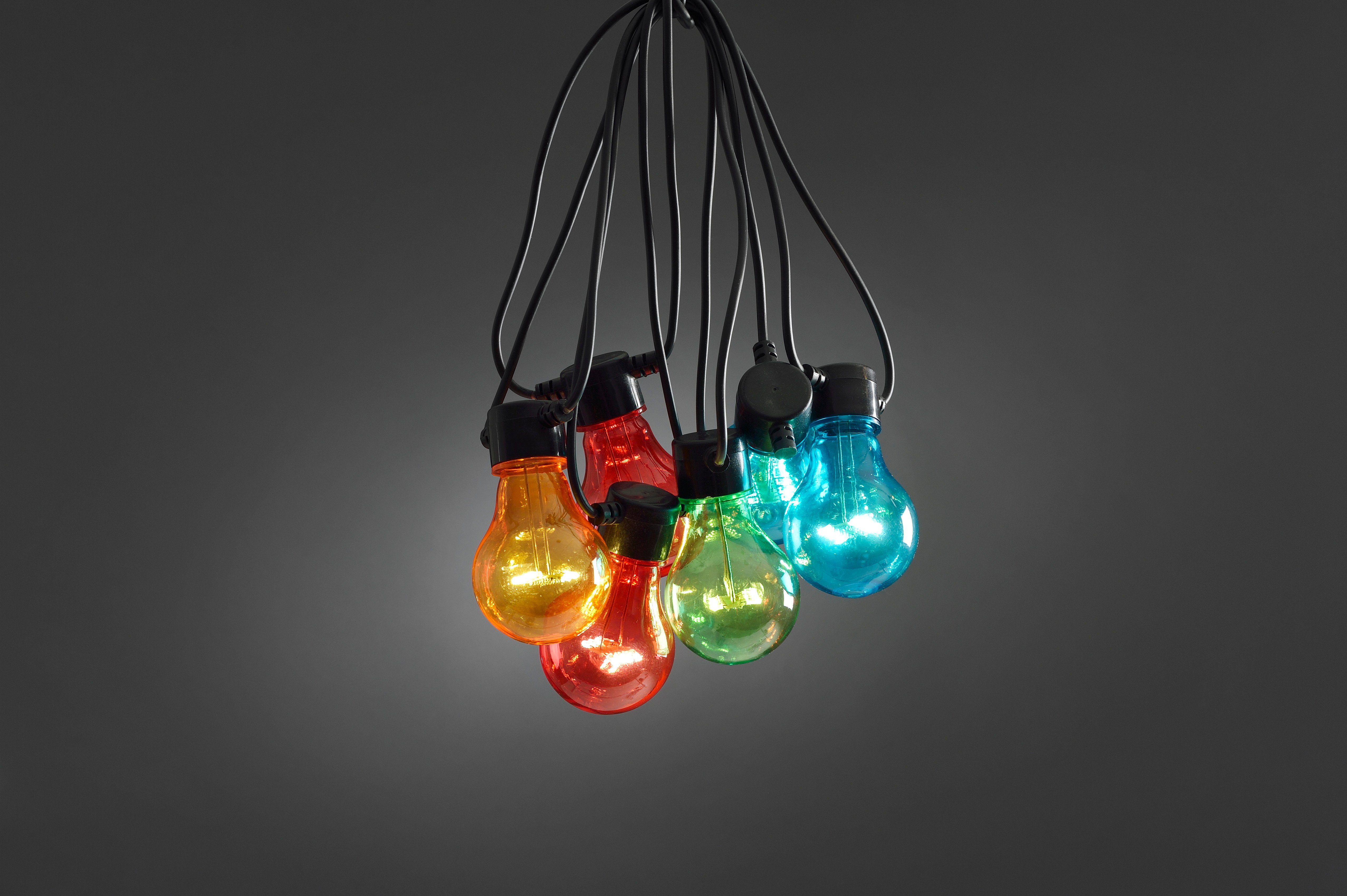 KONSTSMIDE partyverlichting lichtsnoer 160 LED - transparant