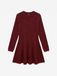 VERO MODA Robe en maille 'VMISLA' cramoisi