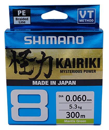 SHIMANO Shimano Kairiki 8, 300 pert, 0,420 mm/46,7 kg, gevlochten vislijn, 59WPLA68R0B
