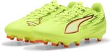 PUMA ULTRA 6 PLAY FG/AG Unisex Voetbalschoenen - Yellow Alert-PUMA Black-Glowing Red-Lime Squeeze