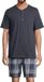 Schiesser Heren pyjama Night & Home donkerblauw geruit korte mouw 100% Katoen XXL