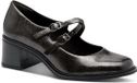 Tamaris Dames Pumps met riempje, Blokhak, Ronde neus, Lak, Brons, Maat 40