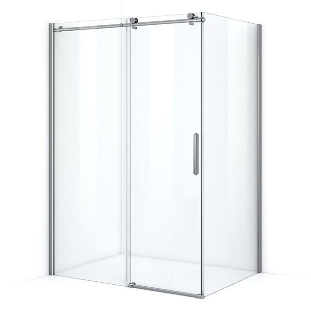 Maxaro Douchecabine Crystal Allure 140x100cm met Schuifdeur Rond Rollersysteem