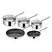 Tefal Jamie Oliver E304S544 Pannenset - 5-delig - RVS