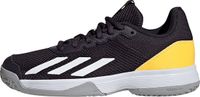 adidas Performance Courtflash Tennis Schoenen - Kinderen - Zwart - Maat 28