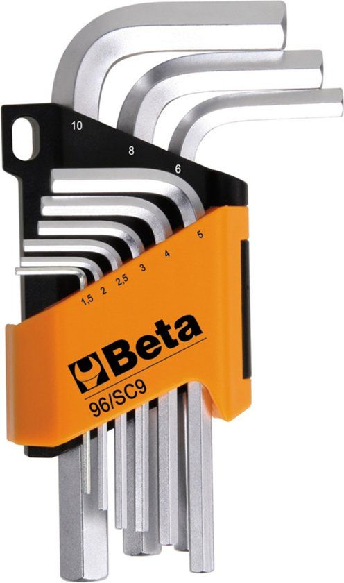 Beta Tools Inbussleutel set 96/SC9 staal 9 stuks - 8014230634036
