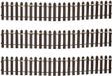 Luville - Fence Brown Lighted - Set van 3