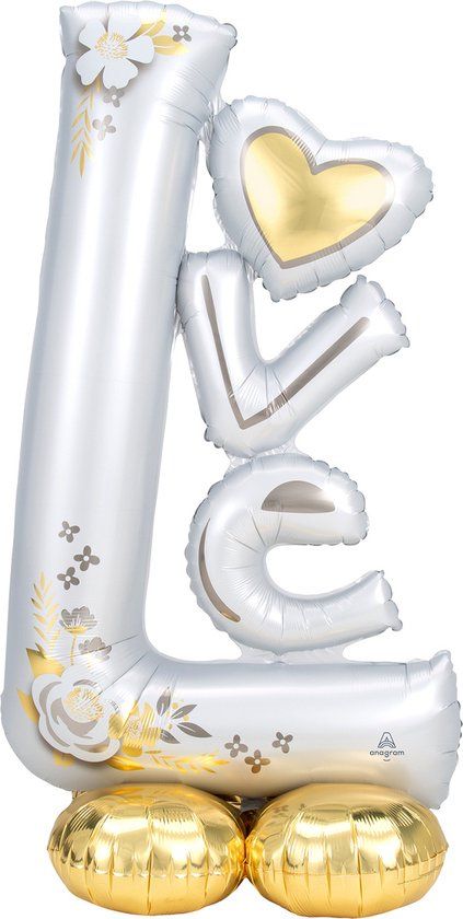 Amscan Airloonz Love Wedding Folieballon - 147 cm - Multi