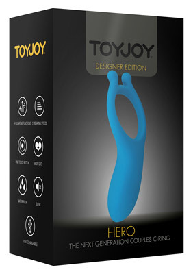 ToyJoy Designer Edition Hero Couples C-ring Blue