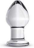 Gildo Glazen Buttplug No. 26 - Transparant - Volglas - 7 cm inbrenglengte