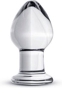 Gildo Glazen Buttplug No. 26 - Transparant - Volglas - 7 cm inbrenglengte
