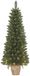 Black Box Trees Gerlos Kunstkerstboom met Verlichting - Kunstboom H120 x D51 cm - Kunst Kerstboom in Jute Zak - Kerstdecoratie voor Binnen - 166 Tips - Groen