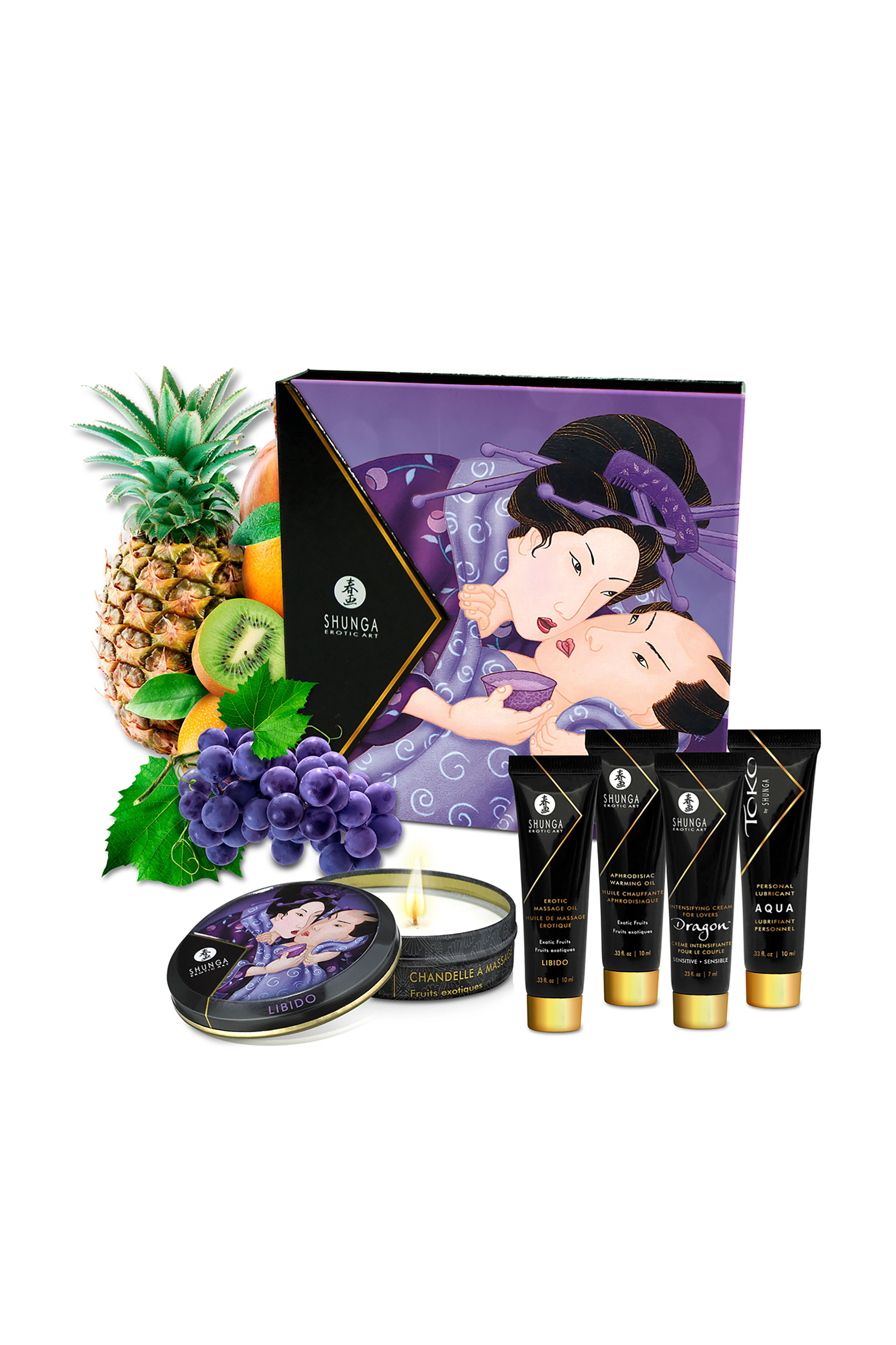 Shunga Shunga Geisha’s Secret - 5-delige set - Exotisch fruit