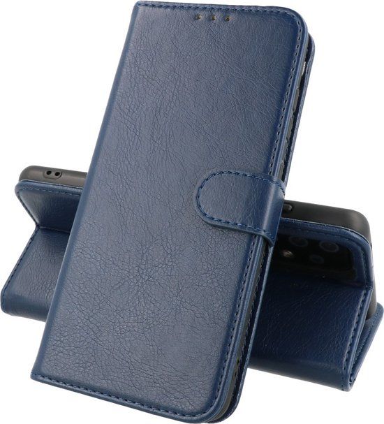 Motorola Moto Edge 20 Hoesje - Book Case - Navy - Kaarthouder
