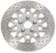 Ebc American Motorcycle Floating Round Rsd015 Disque de frein arrière Argent