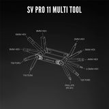 Lezyne Sv Pro 11 Mini Multi Tool Zilver