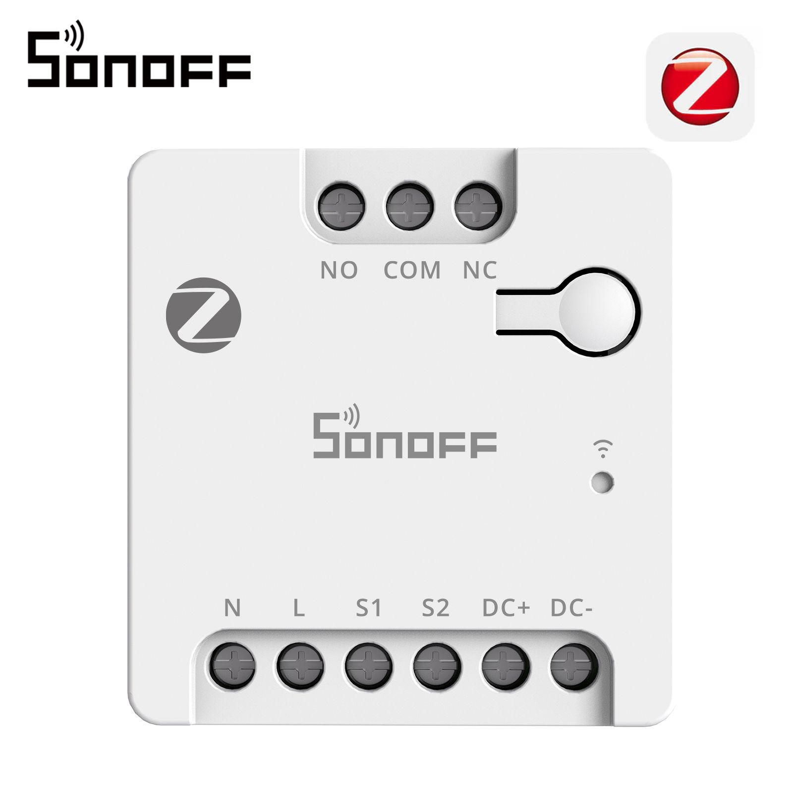 SONOFF MINI-ZBD MINI Dry Zigbee Droge Contact Smart Switch AC & DC Stroomcompatibiliteit Besturing Garagepoort Motor Boiler Hoofdingang