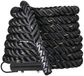 Softee Functional Battle With Hook Battling Ropes Zwart 12 m