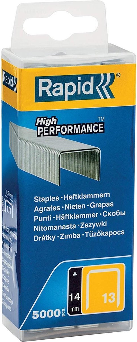 Rapid Nieten x No13 x Gegalvaniseerd x 14mm (5000st) 40303082