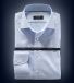 OLYMP Signature Overhemd Savio Lichtblauw - Heren - Maat 44 - Modern-fit