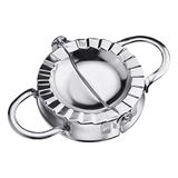 Westmark Raviolimaker, diameter: 7,5 cm, met praktische handgrepen, RVS, Emilia, zilver, 61352270