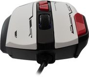 Barracuda MANTA-W Gaming Muis Wit