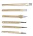RS PRO Splindriver set, Ø 3 → 4 mm, 6-delig, doorslag