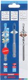 Bosch Professionele 5-delige boorset EXPERT HEX-9 HardCeramic & 1x Expert HEX-9 MultiConstruction
