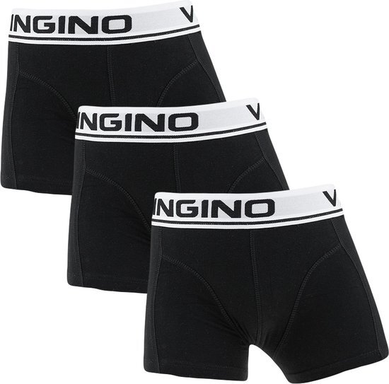 Vingino Boys Boxer (3-pack) Nachtkleding Jongens - Zwart - Maat 146/152