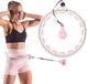 Teko Sp. z o.o. Hula Hoop Set HHW06 - Rose - Avec Ballon - Écran LCD