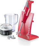 Bamix SwissLine Staafmixer Set - 200W - Rood