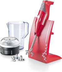 Bamix SwissLine Staafmixer Set - 200W - Rood